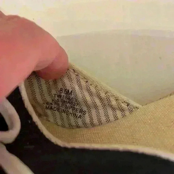 Tommy Hilfiger Medallion Espadrille Wedge Sandal Navy and White Bow Detail - Picture 10 of 11